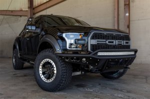 Ford F-150 Raptor Front Bumper - Addictive Desert Designs - Stealth R - Hammer Black - `17-`18 Ford F-150 Raptor Front Bumper - Addictive Desert Designs - Stealth R - Hammer Black - `17-`18